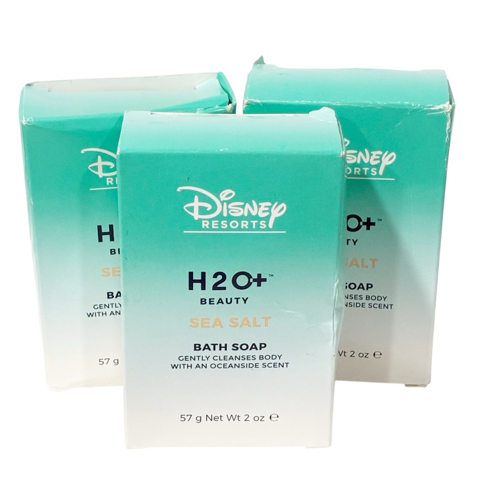 Disney H2O+ SEA SALT Bath Soap 57 gr., 2‎ oz. NEW Lot of 3